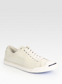 Supple leather favorite with a lace-up front and signature contrasting rubber sole. Padded insoleRubber soleImported Supple leather favorite with a lace-up front and signature contrasting rubber sole. Padded insoleRubber soleImported