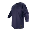Black Stallion FTL6-NVY Navy Flame Resistant Cotton Long-sleeve T-Shirt - Large
