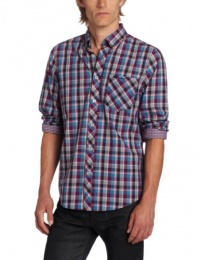 Ben Sherman Men's Long Sleeve 2 Finger Button Down Check Woven Ben Sherman Men's Long Sleeve 2 Finger Button Down Check Woven