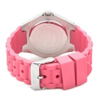 Invicta Women's 0695 Angel Collection Stainless Steel Pink Polyurethane Watch Invicta Women's 0695 Angel Collection Stainless Steel Pink Polyurethane Watch