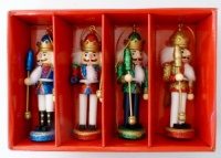 Holiday Lane by Macy's Set of 4 5-inch Wooden Nutcracker Ornaments Holiday Lane by Macy's Set of 4 5-inch Wooden Nutcracker Ornaments