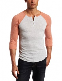 Alternative Men's 3/4 Sleeve Henley Shirt Alternative Men's 3/4 Sleeve Henley Shirt