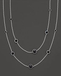 From the Rock Candy® collection, sterling silver necklace in onyx. Designed by Ippolita.