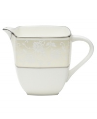 Set the table for romance with this refined collection from Mikasa. The Venetian Lace pattern features a delicate raised lace design accented by lustrous platinum banding. Inspired by the world's best lace makers, this collection brings an elegant air to any formal affair. (Clearance) Set the table for romance with this refined collection from Mikasa. The Venetian Lace pattern features a delicate raised lace design accented by lustrous platinum banding. Inspired by the world's best lace makers, this collection brings an elegant air to any formal affair. (Clearance)
