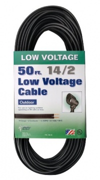 Coleman Cable 095035008 14/2 Low Voltage Lighting Cable, 50-Feet Coleman Cable 095035008 14/2 Low Voltage Lighting Cable, 50-Feet