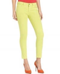 In a bright yellow wash, these Else Jeans skinny jeans add bold color to a stylish winter wardrobe! In a bright yellow wash, these Else Jeans skinny jeans add bold color to a stylish winter wardrobe!