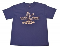 DC Shoes Boys Youth Skate Human Skateboard Shirt Royal Blue-Large DC Shoes Boys Youth Skate Human Skateboard Shirt Royal Blue-Large