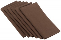 DII Everyday Basic Napkin Set of 6, Cocoa