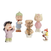 Lenox 5-Piece That's What Christmas is All About Charlie Figurine, Brown Lenox 5-Piece That's What Christmas is All About Charlie Figurine, Brown