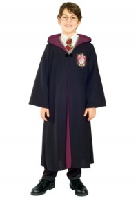 Rubies Costume Deluxe Harry Potter Child's Costume Robe With Gryffindor Emblem Rubies Costume Deluxe Harry Potter Child's Costume Robe With Gryffindor Emblem
