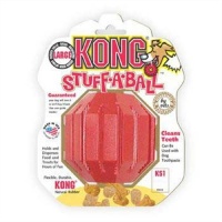 KONG Stuff-A-Ball Dog Toy, Large, Red KONG Stuff-A-Ball Dog Toy, Large, Red