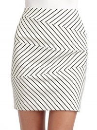 THE LOOKStripe block ponte knitMini silhouetteSide zipper with hook-and-eye closureTHE FITAbout 17 longTHE MATERIAL71% polyester/25% rayon/4% spandexCARE & ORIGINMachine washImportedModel shown is 5'10 (177cm) wearing US size 4. THE LOOKStripe block ponte knitMini silhouetteSide zipper with hook-and-eye closureTHE FITAbout 17 longTHE MATERIAL71% polyester/25% rayon/4% spandexCARE & ORIGINMachine washImportedModel shown is 5'10 (177cm) wearing US size 4.