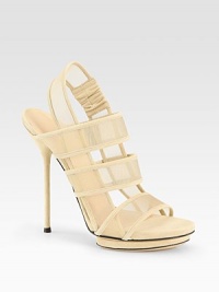 Suede platform style with leather trim, semi-sheer mesh and a slingback strap. Suede-covered heel, 5½ (140mm)Island platform, 1 (25mm)Compares to a 4½ heel (115mm)Suede and mesh upperLeather lining and solePadded insoleMade in ItalyOUR FIT MODEL RECOMMENDS ordering true size Suede platform style with leather trim, semi-sheer mesh and a slingback strap. Suede-covered heel, 5½ (140mm)Island platform, 1 (25mm)Compares to a 4½ heel (115mm)Suede and mesh upperLeather lining and solePadded insoleMade in ItalyOUR FIT MODEL RECOMMENDS ordering true size