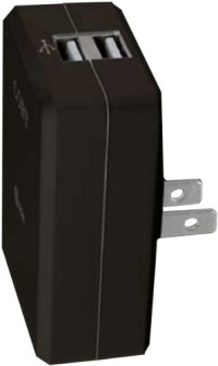 Coby CA81BLK Dual USB Power Adapter/Charger for MP3 Players (Black) Coby CA81BLK Dual USB Power Adapter/Charger for MP3 Players (Black)