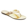 Vince Camuto Women's Briston Thong Sandals in Gold Goddess