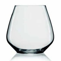 Stemless Atelier wine glasses by Luigi Bormioli. These eye-catching glasses will forever change the way you enjoy wine. Perfect for everyday sipping as well as special soirées, these stemless goblets will enliven any occasion.