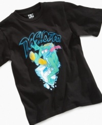 So stylish it's gnarly, this monster graphic tee from DC Shoes is the perfect way to break out a new look. So stylish it's gnarly, this monster graphic tee from DC Shoes is the perfect way to break out a new look.