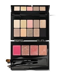 A pretty palette for those on your 'nice' list. Bobbi Brown's toast-of-the-town collection features an array of colors for lips and eyes-all in a mirrored compact.Ten eye shadows in mix-and-match textures create shimmering, light-catching looks. A quartet of lip gloss colors completes the bubbly mood by adding glittery depth and high shine to lips. Includes mini versions of Bobbi Brown's lip and eye shadow brushes. A pretty palette for those on your 'nice' list. Bobbi Brown's toast-of-the-town collection features an array of colors for lips and eyes-all in a mirrored compact.Ten eye shadows in mix-and-match textures create shimmering, light-catching looks. A quartet of lip gloss colors completes the bubbly mood by adding glittery depth and high shine to lips. Includes mini versions of Bobbi Brown's lip and eye shadow brushes.