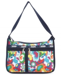 This roomy nylon shoulder bag from LeSportsac is perfect for any day, everyday. This roomy nylon shoulder bag from LeSportsac is perfect for any day, everyday.