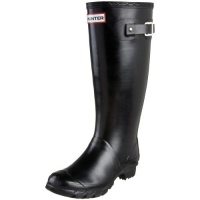 Hunter Women's Huntress Tall Welly Rubber Boot With Wide Calf,Black,6 M US (4 UK) Hunter Women's Huntress Tall Welly Rubber Boot With Wide Calf,Black,6 M US (4 UK)