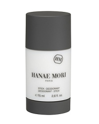 From Hanae Mori Parfums comes the HM Deodorant for Men, an effective non-alcohol deodorant stick scented to match the freshly masculine HM mens fragrance. Like the HM fragrance, the HM deodorant is rich with the scent of lemon, lavender, jasmine, vanilla, cedar and sandalwood, among other notes for a combination of freshness and masculinity that is broadly popular. From Hanae Mori Parfums comes the HM Deodorant for Men, an effective non-alcohol deodorant stick scented to match the freshly masculine HM mens fragrance. Like the HM fragrance, the HM deodorant is rich with the scent of lemon, lavender, jasmine, vanilla, cedar and sandalwood, among other notes for a combination of freshness and masculinity that is broadly popular.