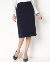 Always sharp, this Charter Club pencil skirt is a versatile must-have. Try it with anything from fitted blazers to billowing blouses for a look that is simply put-together. Always sharp, this Charter Club pencil skirt is a versatile must-have. Try it with anything from fitted blazers to billowing blouses for a look that is simply put-together.
