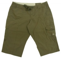 Calvin Klein Women's Convertible Cargo Bermuda Short (Sage)