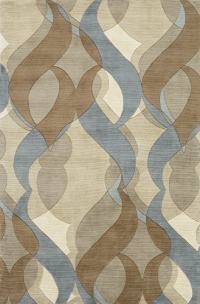 Momeni New Wave Collection Rug, Multi, 3'6 x 5'6