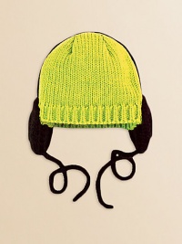 Keep your little one safe from the elements in this adorable, hand-knit headphone hat with logo detail on the back.Strings tie beneath chinAcrylicMachine washImported Keep your little one safe from the elements in this adorable, hand-knit headphone hat with logo detail on the back.Strings tie beneath chinAcrylicMachine washImported