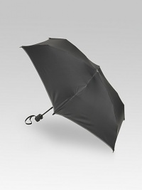 An essential umbrella that opens and closes automatically with the simple push of a button. The vented, wind-resistant canopy is finished with reflective edging for high visibility. Custom-molded, sure grip handle Includes wrist strap and storage sleeve 7½ X 2 diam.(closed) 35 diam. (open) Nylon Imported An essential umbrella that opens and closes automatically with the simple push of a button. The vented, wind-resistant canopy is finished with reflective edging for high visibility. Custom-molded, sure grip handle Includes wrist strap and storage sleeve 7½ X 2 diam.(closed) 35 diam. (open) Nylon Imported