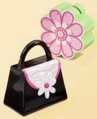 Flower power! Her future good money habits will stem from starting her early with this sweet resin bank from First Impressions. Flower power! Her future good money habits will stem from starting her early with this sweet resin bank from First Impressions.