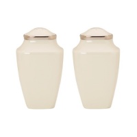 Lenox Solitaire Square Salt and Pepper Set, Ivory