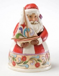 Jim Shore Heartwood Creek from Enesco Santa with Sailboat Figurine 4.75 IN Jim Shore Heartwood Creek from Enesco Santa with Sailboat Figurine 4.75 IN