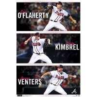 (22x34) Atlanta Braves Bullpen Eric O'Flaherty Craig Kimbrel Jonny Venters Sports Poster Print (22x34) Atlanta Braves Bullpen Eric O'Flaherty Craig Kimbrel Jonny Venters Sports Poster Print
