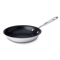Ideal for foods that need flipping, this superlative nonstick fry pan allows you to deftly scrambling eggs and bacon or prepare a quick chicken sauté. Nonstick fry pans are safe in the oven to 500F degrees but should not be placed under a broiler. Ideal for foods that need flipping, this superlative nonstick fry pan allows you to deftly scrambling eggs and bacon or prepare a quick chicken sauté. Nonstick fry pans are safe in the oven to 500F degrees but should not be placed under a broiler.