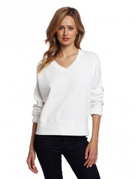 Mod-O-Doc Women's Terry Deep V-neck Top Mod-O-Doc Women's Terry Deep V-neck Top