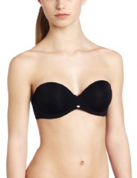 Calvin Klein Women's Naked Glamout Strapless Push Up, Black, 32A Calvin Klein Women's Naked Glamout Strapless Push Up, Black, 32A
