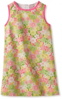 Lilly Pulitzer Girls 7-16 Little Classic Shift Eyelet, Multi Floral Sunbonnet Lace, 10 Lilly Pulitzer Girls 7-16 Little Classic Shift Eyelet, Multi Floral Sunbonnet Lace, 10