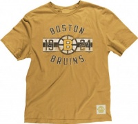 Boston Bruins Vintage NHL Hockey Mens T-Shirt, Trophy Gold Boston Bruins Vintage NHL Hockey Mens T-Shirt, Trophy Gold