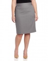 Anne Klein Women's Plus-Size Skirt with Yoke