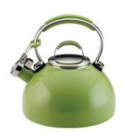 KitchenAid Teakettle 2-Quart Gourmet Essentials Porcelain Enamel Kettle, Green Apple KitchenAid Teakettle 2-Quart Gourmet Essentials Porcelain Enamel Kettle, Green Apple