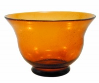 Artland Iris Salad Bowl 11-1/4-Inch, Amber Artland Iris Salad Bowl 11-1/4-Inch, Amber
