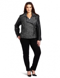 Calvin Klein Women's Plus-Size Moto Jacket Calvin Klein Women's Plus-Size Moto Jacket