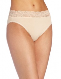 Wacoal Women's Cotton Suede Hi Cut Brief Wacoal Women's Cotton Suede Hi Cut Brief
