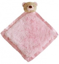 Bestever Baby Blankie, Pink Bear Bestever Baby Blankie, Pink Bear