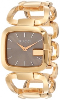 Gucci Women's YA125408 G-Gucci Brown Sun-Brushed Dial Stainless Steel Watch Gucci Women's YA125408 G-Gucci Brown Sun-Brushed Dial Stainless Steel Watch