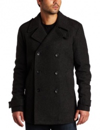 Calvin Klein Sportswear Men's Melton Wool Basic Peacoat Calvin Klein Sportswear Men's Melton Wool Basic Peacoat