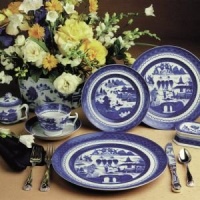 Mottahedeh Blue Canton Octagonal Platter 15.5 Inch Serveware Mottahedeh Blue Canton Octagonal Platter 15.5 Inch Serveware