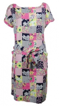 Lilly Pulitzer Women's Printed Patch Rae Dress Multi Medium Lilly Pulitzer Women's Printed Patch Rae Dress Multi Medium