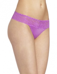 Warner's Women's No Pinching No Problems Zebra Lace Thong Warner's Women's No Pinching No Problems Zebra Lace Thong